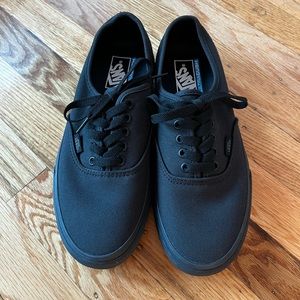 Vans ComfyCush Authentic Black/Black Size Mens 8.5/Womens 10